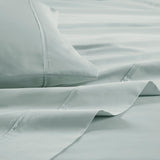 100% Organic Cotton 18" Deep Pocket Sheet Set, Aqua Blue