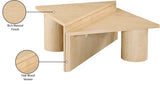 Pavillion Coffee Table – Modern Mid-Century Design with Sturdy Oak Veneer for Elegant Living Spaces