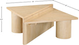 Pavillion Coffee Table – Modern Mid-Century Design with Sturdy Oak Veneer for Elegant Living Spaces