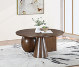 Revive Coffee Table - Sleek Art Deco Design with Unique Geometric Bases for Modern Living Spaces