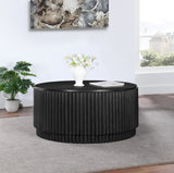 Ronin Coffee Table - Elegant Mid-Century Design with Unique Fluted Wood for Stylish Living Spaces