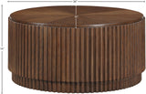 Ronin Coffee Table - Elegant Mid-Century Design with Unique Fluted Wood for Stylish Living Spaces