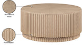 Ronin Coffee Table - Elegant Mid-Century Design with Unique Fluted Wood for Stylish Living Spaces