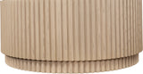 Ronin Coffee Table - Elegant Mid-Century Design with Unique Fluted Wood for Stylish Living Spaces
