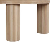 Hayden Coffee Table - Timeless Mid-Century Modern Design with Fluted Wood Texture for Your Home