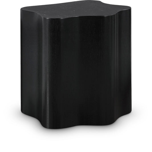 Zaire End Table - Art Deco Elegance with Unique Wood Grain, Perfect for Modern Living Spaces