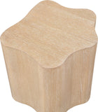 Zaire End Table - Art Deco Elegance with Unique Wood Grain, Perfect for Modern Living Spaces