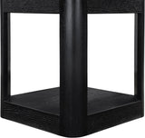 Reeves End Table - Stylish Art Deco Design with Sturdy Oak Veneer, Perfect for Modern Living Spaces