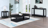 Reeves End Table - Stylish Art Deco Design with Sturdy Oak Veneer, Perfect for Modern Living Spaces