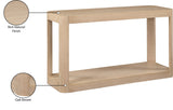 Reeves Console Table - Stylish Art Deco Design with Sturdy Construction and Practical Storage Solution