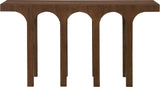 Westfield Console Table - Elegant Art Deco Design in Rich Black Oak Finish, Perfect for Any Space