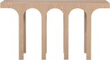 Westfield Console Table - Elegant Art Deco Design in Rich Black Oak Finish, Perfect for Any Space
