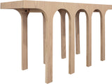 Westfield Console Table - Elegant Art Deco Design in Rich Black Oak Finish, Perfect for Any Space
