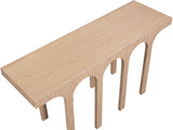 Westfield Console Table - Elegant Art Deco Design in Rich Black Oak Finish, Perfect for Any Space
