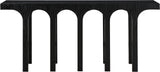 Westfield Console Table - Elegant Art Deco Design in Rich Black Oak Finish, Perfect for Any Space