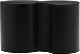 Dimple Black End Table - Stylish Modular Iron Design for Modern Living Rooms and Contemporary Spaces