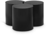 Dimple Coffee Table - Stylish Modular Design in Matte Black Iron for Contemporary Living Spaces