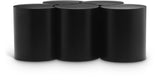 Dimple Coffee Table - Stylish Modular Design in Matte Black Iron for Contemporary Living Spaces