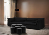Dimple Coffee Table - Stylish Modular Design in Matte Black Iron for Contemporary Living Spaces
