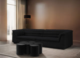 Dimple Coffee Table - Stylish Modular Design in Matte Black Iron for Contemporary Living Spaces