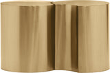Dimple End Table - Contemporary Brushed Iron Design Perfect for Modern Living Spaces and Decor