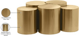 Dimple Coffee Table - Stunning Brushed Gold Iron Design for Contemporary Living Spaces, Modular Style