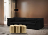Dimple Coffee Table - Contemporary Brushed Gold Iron Design for Modern Living Spaces and Style
