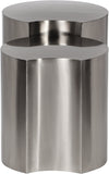 Dimple End Table - Contemporary Brushed Iron Design with Modular Shape for Stylish Living Spaces