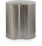 Dimple Gold End Table - Chic Brushed Metal Design for Contemporary Living Spaces and Modular Use