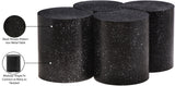 Dimple Contemporary Coffee Table - Stylish Iron Construction with Black Terrazo Design for Modern Homes