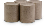 Dimple Coffee Table - Elegant Brushed Metal Design for Contemporary Living Spaces, Modular & Stylish