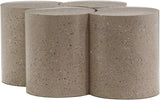 Dimple Coffee Table - Elegant Brushed Metal Design for Contemporary Living Spaces, Modular & Stylish