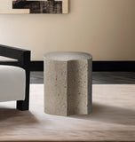 Dimple Gold End Table - Chic Brushed Metal Design for Contemporary Living Spaces and Modular Use