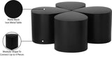 Petal Coffee Table - Modern Matte Iron Design with Ample Storage for Stylish Living Spaces