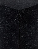 Petal Black Coffee Table - Artistic Terrazzo Design, Durable Iron Frame, and Modular Functionality