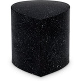 Petal Black Coffee Table - Artistic Terrazzo Design, Durable Iron Frame, and Modular Functionality
