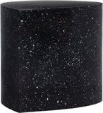 Petal Black Coffee Table - Artistic Terrazzo Design, Durable Iron Frame, and Modular Functionality