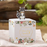 Pink Woodland Baby Favor Boxes Set of 24