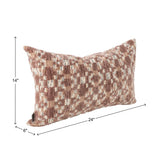 Rhombus Rose 14x24 Down Filled Pillow