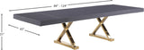 Excel Extendable Dining Table with Elegant Inverted X-Legs for Stylish Family Gatherings and More