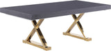 Excel Extendable Dining Table with Elegant Inverted X-Legs for Stylish Family Gatherings and More