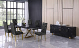 Excel Extendable Dining Table with Elegant Inverted X-Legs for Stylish Family Gatherings and More