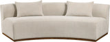 Avanti - 104" Chenille Fabric Upholstered Sofa