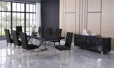 Excel Extendable Dining Table with Elegant Inverted X-Legs for Stylish Family Gatherings and More