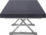 Excel Extendable Dining Table with Elegant Inverted X-Legs for Stylish Family Gatherings and More