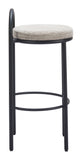 Sisal Barstool (Set of 2) Beige Tweed