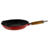 Chasseur Enameled Cast Iron 10" Fry Pan with Spouts