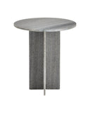 Harmon Gray Marble Accent Table