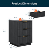 3-Drawer Low Storage Cabinet