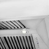 ZLINE 48" Bundle Range RAS-SN-48 & Range Hood 8654SN-48, 2KP-RASSNRH48